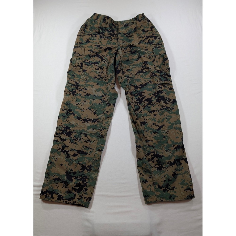 USMC Woodland MARPAT Camo MCCUU Trousers Small Short Cargo Pants